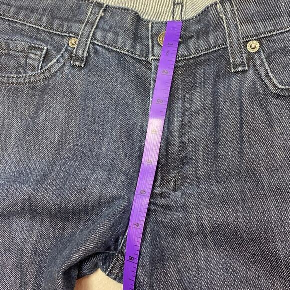 7 for all mankind dark wash dojo blue jeans size 30 - Picture 4 of 13
